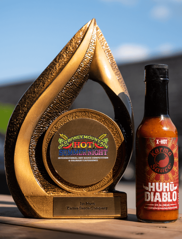 Harder Kit hot sauce by Karma Sauce