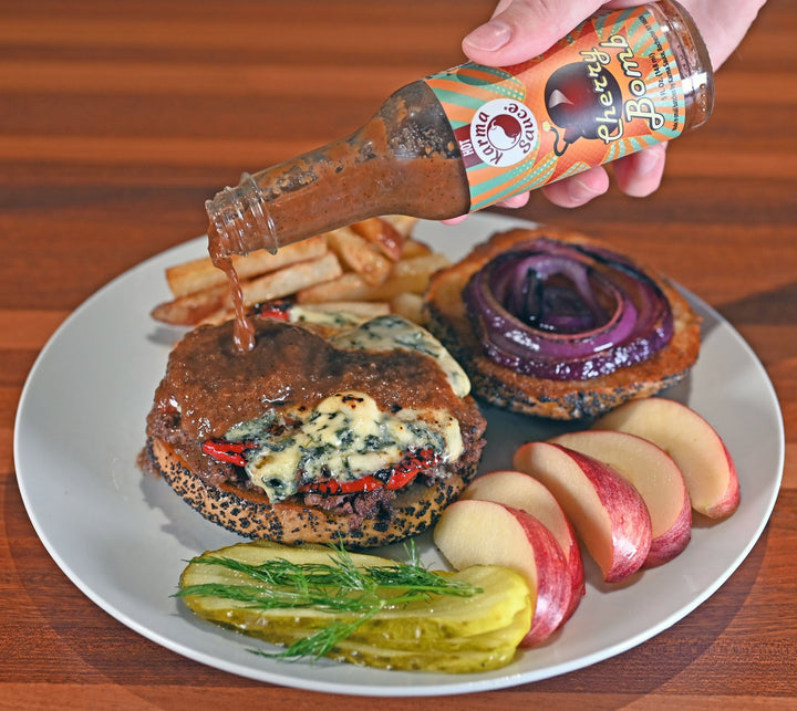 Harder Kit hot sauce by Karma Sauce