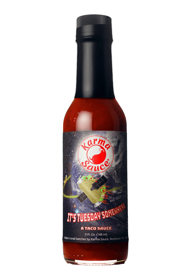 It's Tuesday Somewhere hot sauce by Karma Sauce Company LLC