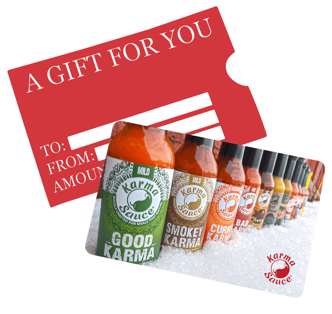 Physical Karma Sauce Gift card hot sauce by Karma Sauce Company LLC